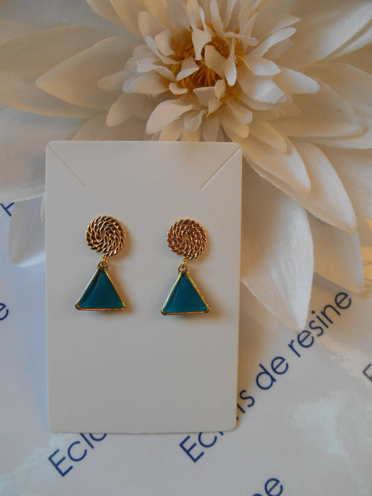 boucles d'oreilles "Triangles & plus"