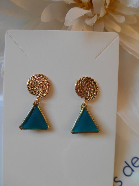 boucles d'oreilles "Triangles & plus"