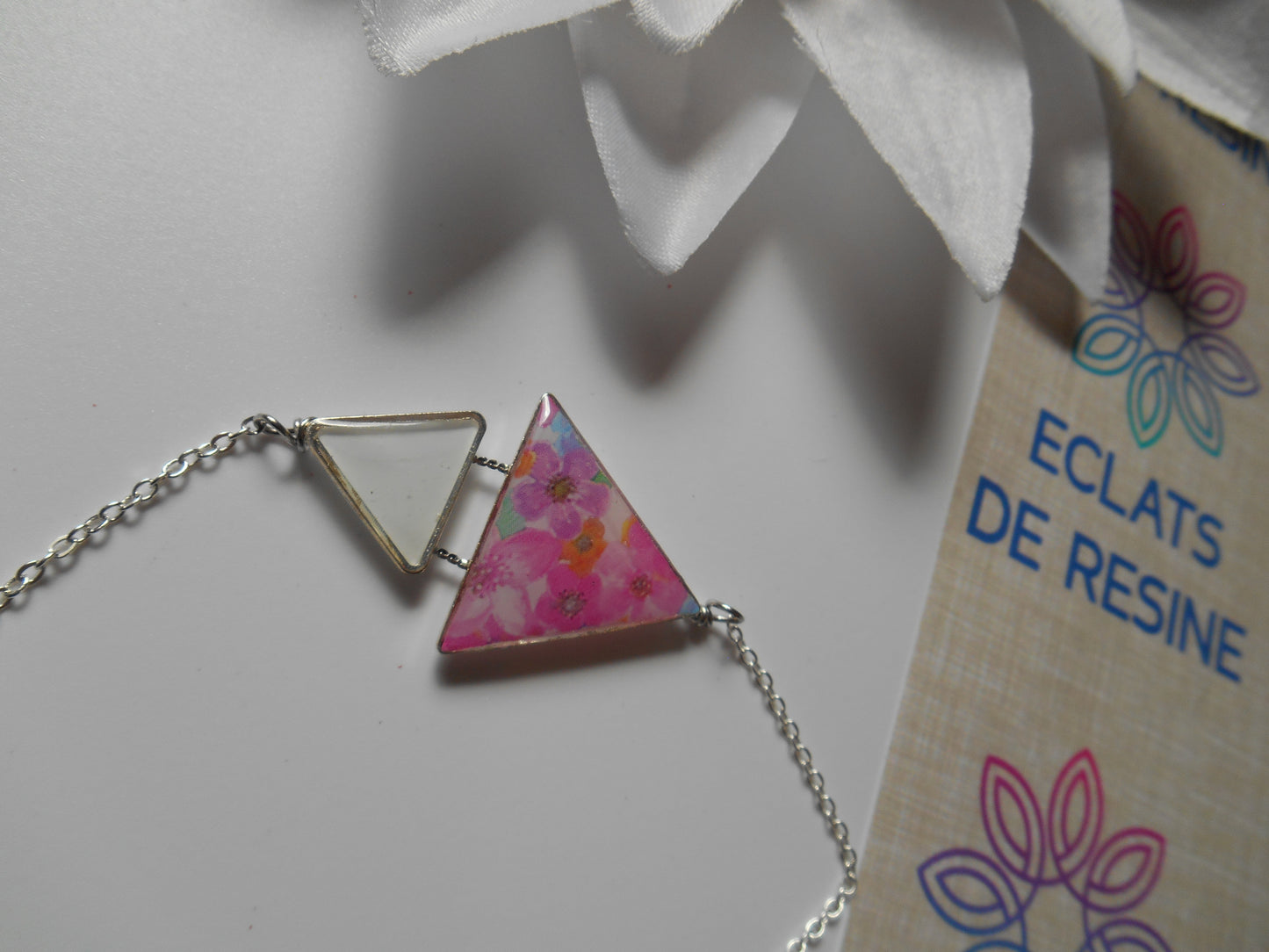 Bracelet "Jeu de triangles & Foil"