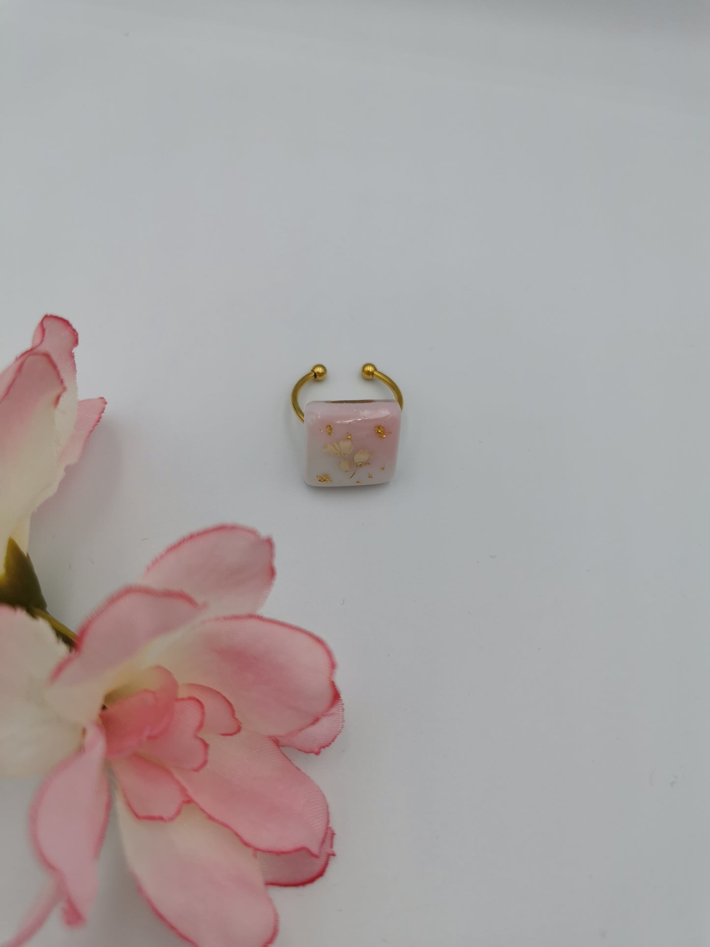 Bague carrée sweet girl