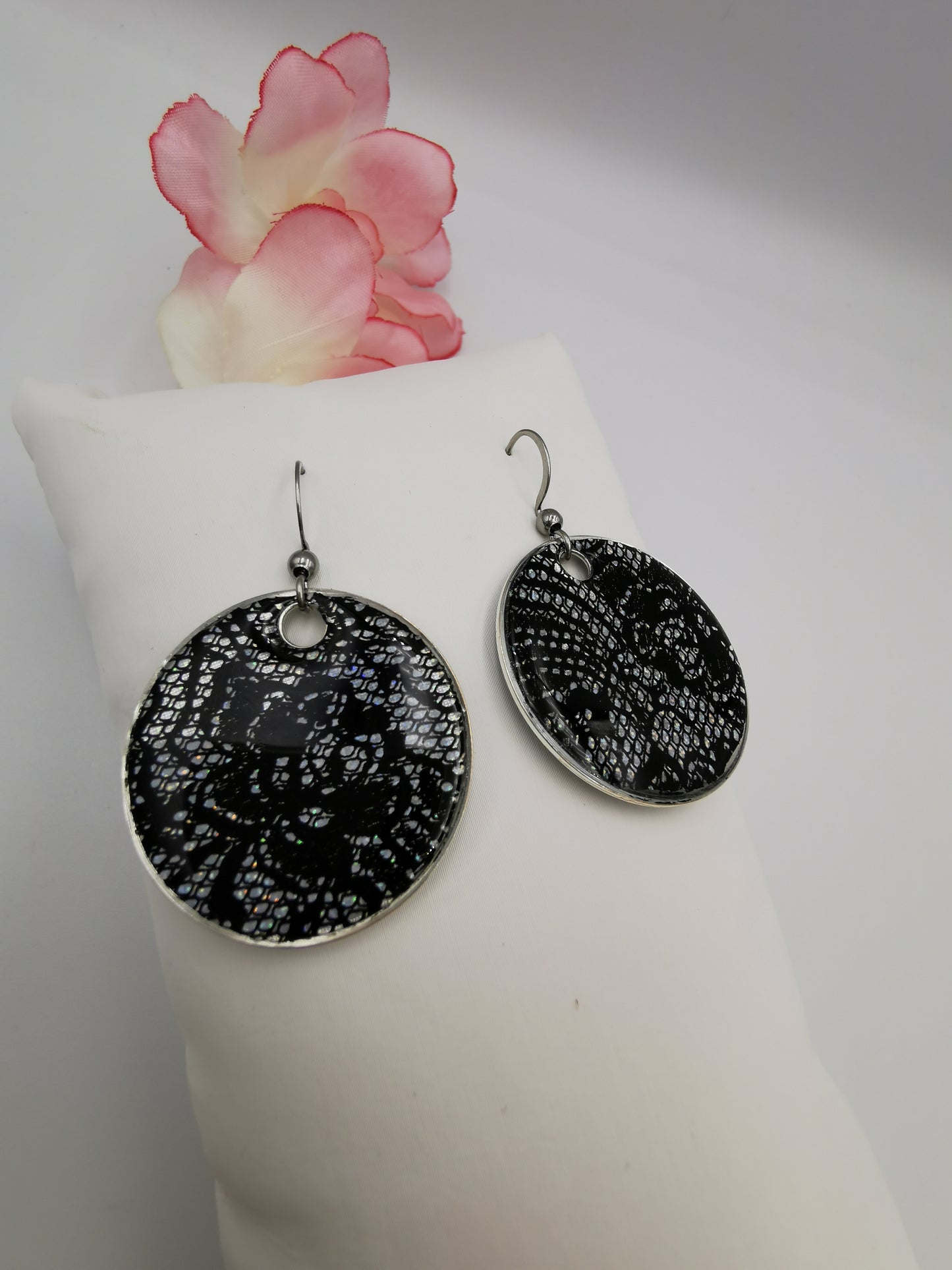 Boucles rondes Foil holographique