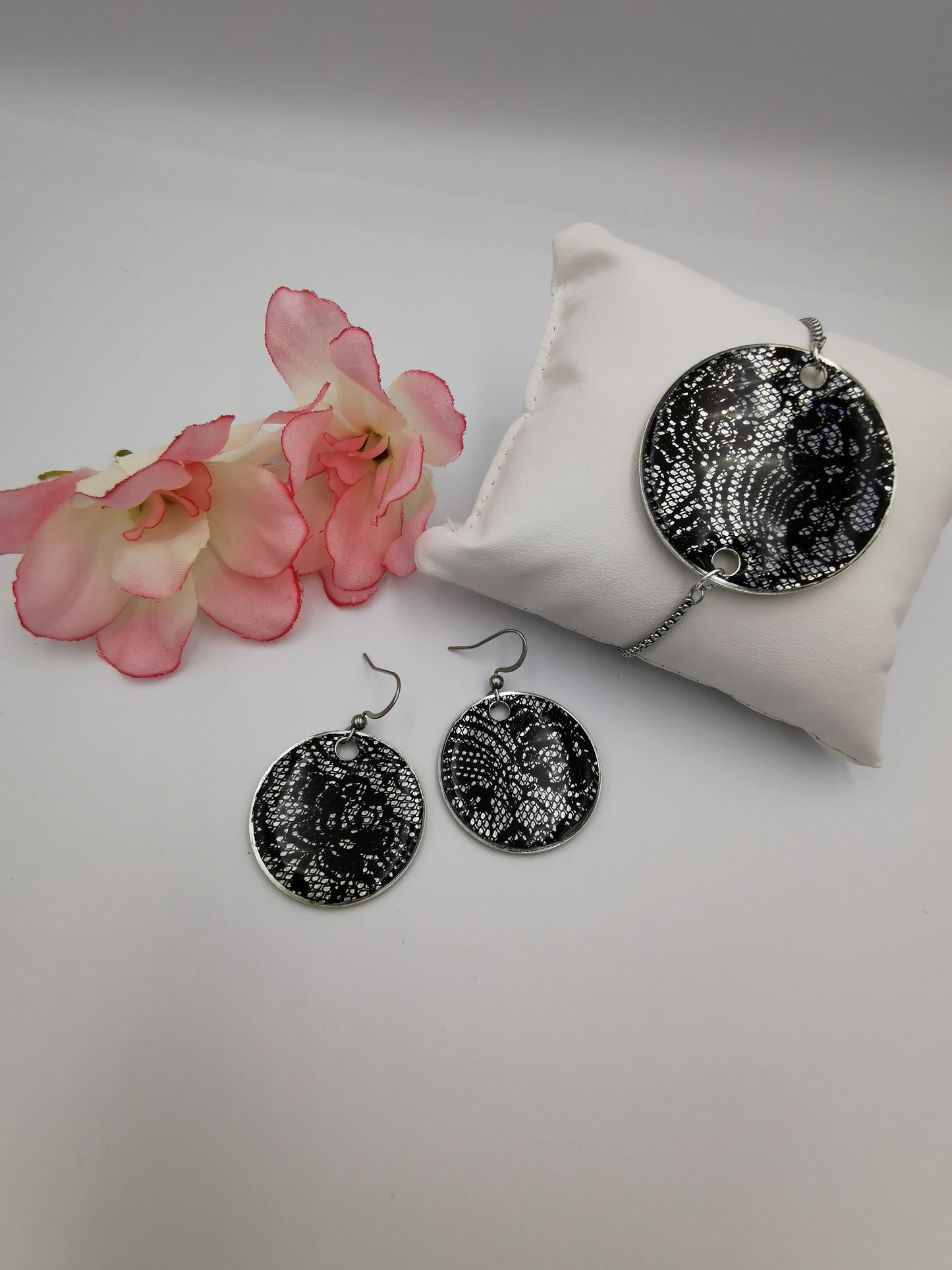 Boucles rondes Foil holographique