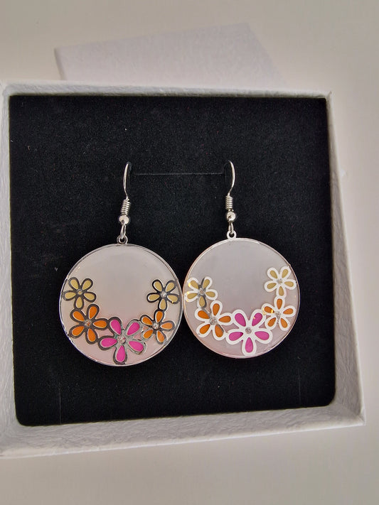 Boucles d'oreilles fleurs