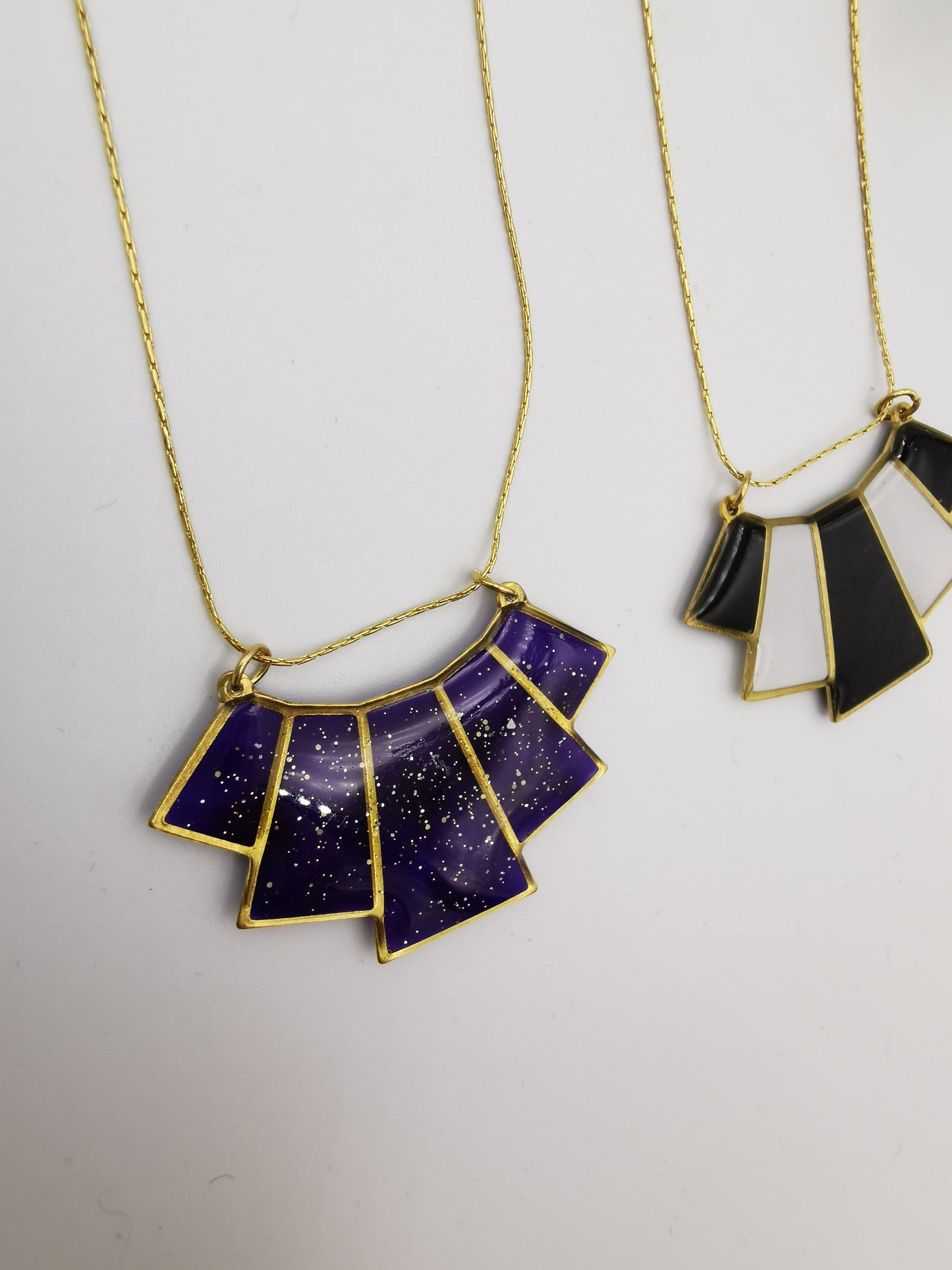 Collier 5 pans doré