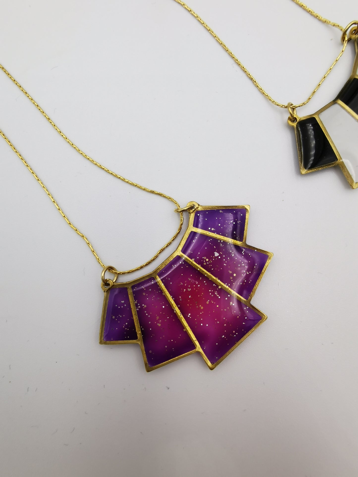 Collier 5 pans doré